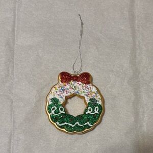 Christmas Wreath Doughnut Ornament